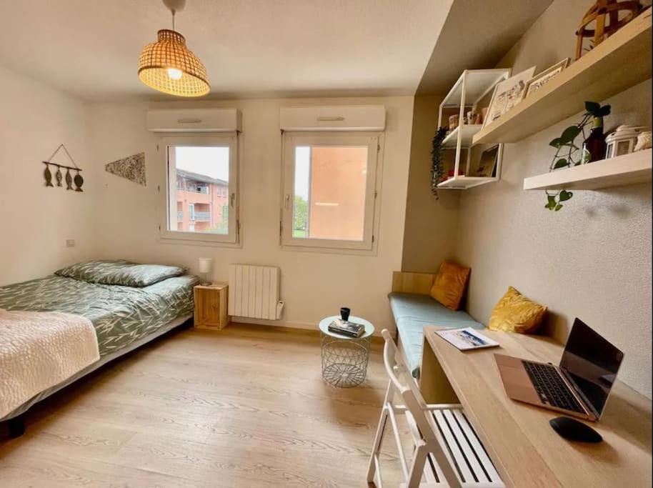 Studio Orchidee - Metro Arenes - Hopital A 5 Mn Lägenhet Toulouse Exteriör bild
